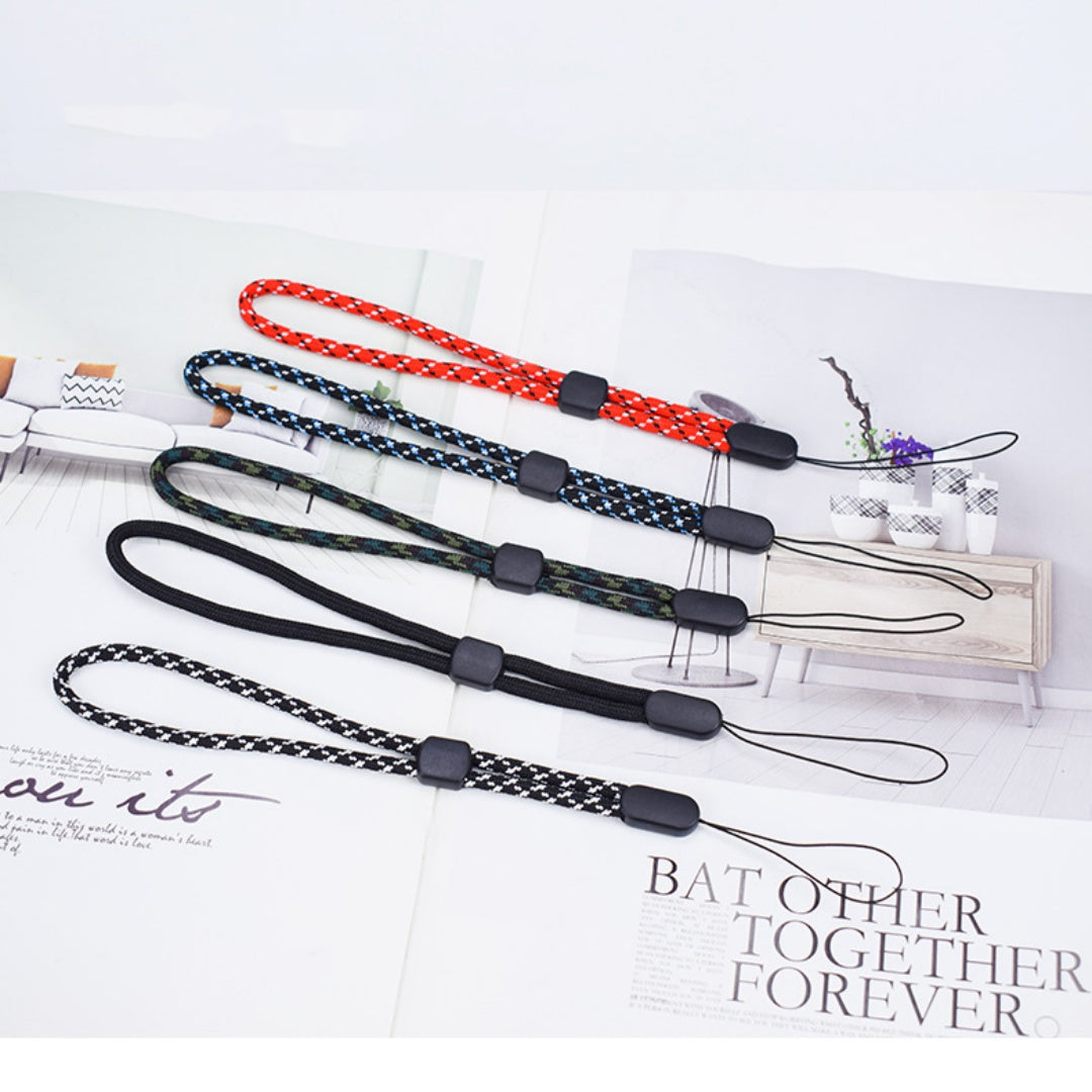 Correa de muñeca para teléfono móvil con cordón, longitud ajustable, accesorio de nylon.